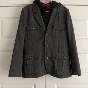 Men’s Hooded Pea Coat